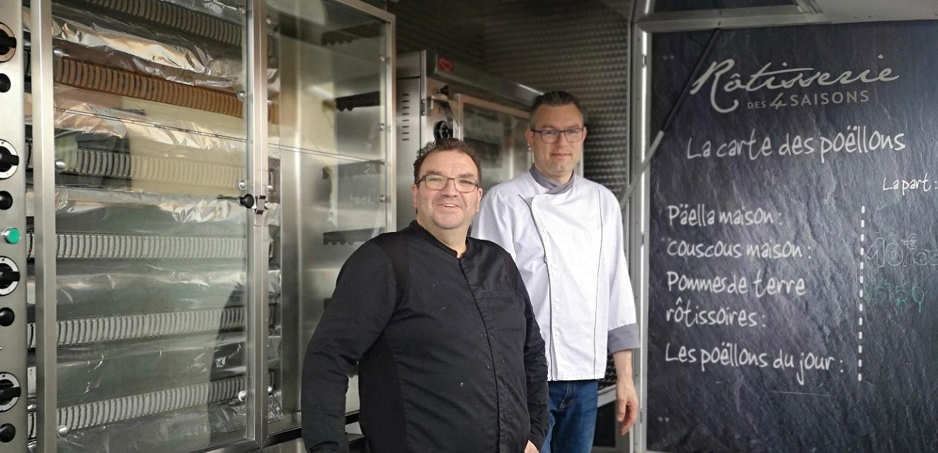 Éric et Jean-Paul, chefs de vos événements